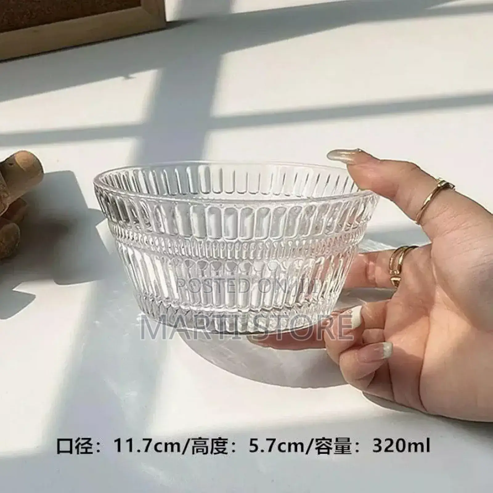7 Piece Ice Cream Fruit Glass Cup