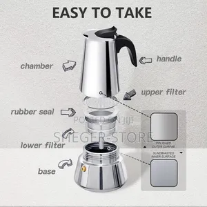 High Quality Stainless Steel Espresso Maker
ባለ 12 ሲኒ ቡና ማፍያ