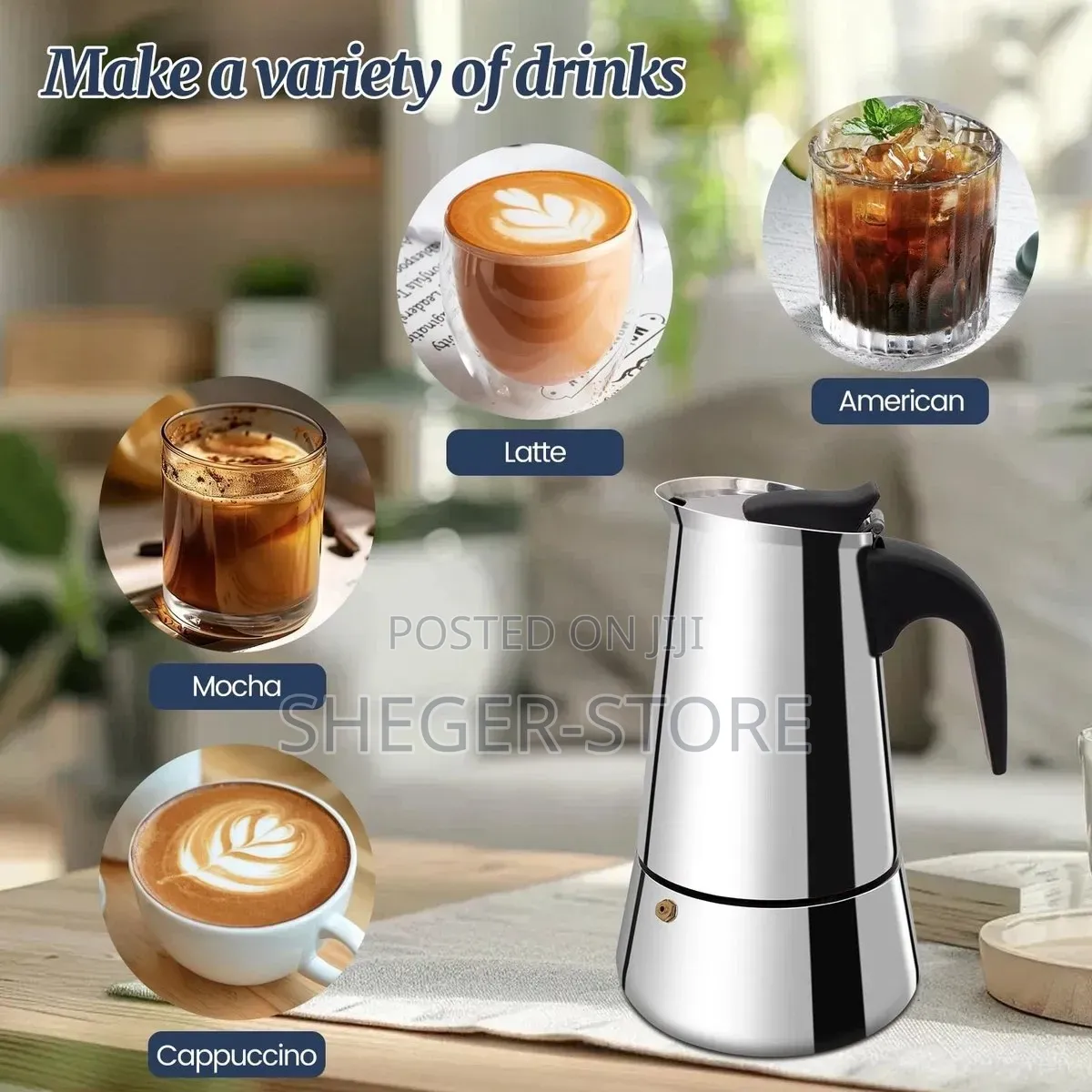High Quality Stainless Steel Espresso Maker
ባለ 12 ሲኒ ቡና ማፍያ