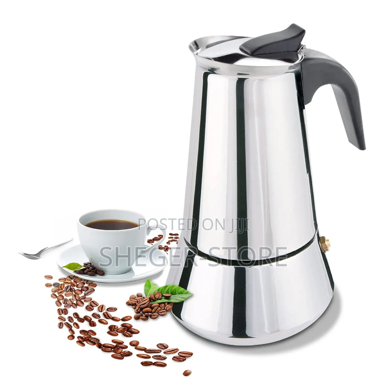 High Quality Stainless Steel Espresso Maker
ባለ 12 ሲኒ ቡና ማፍያ