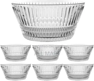 7 Piecelce Cream Fruit Glass Cup