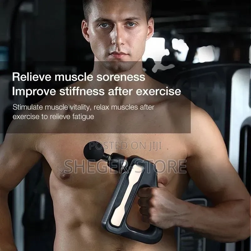Highquality Durability Deep Tissue Fascial Gun Massager 9የተለያዬ ማሻዎች