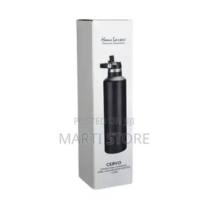 Cervo - Hans Larsen Vacuum Stainless Steel Bottle With Sports Lid