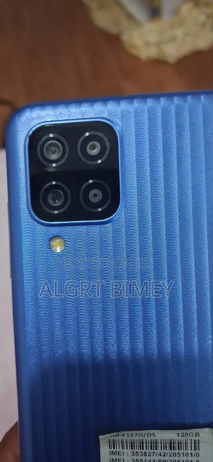 Samsung Galaxy F12 128 GB Blue