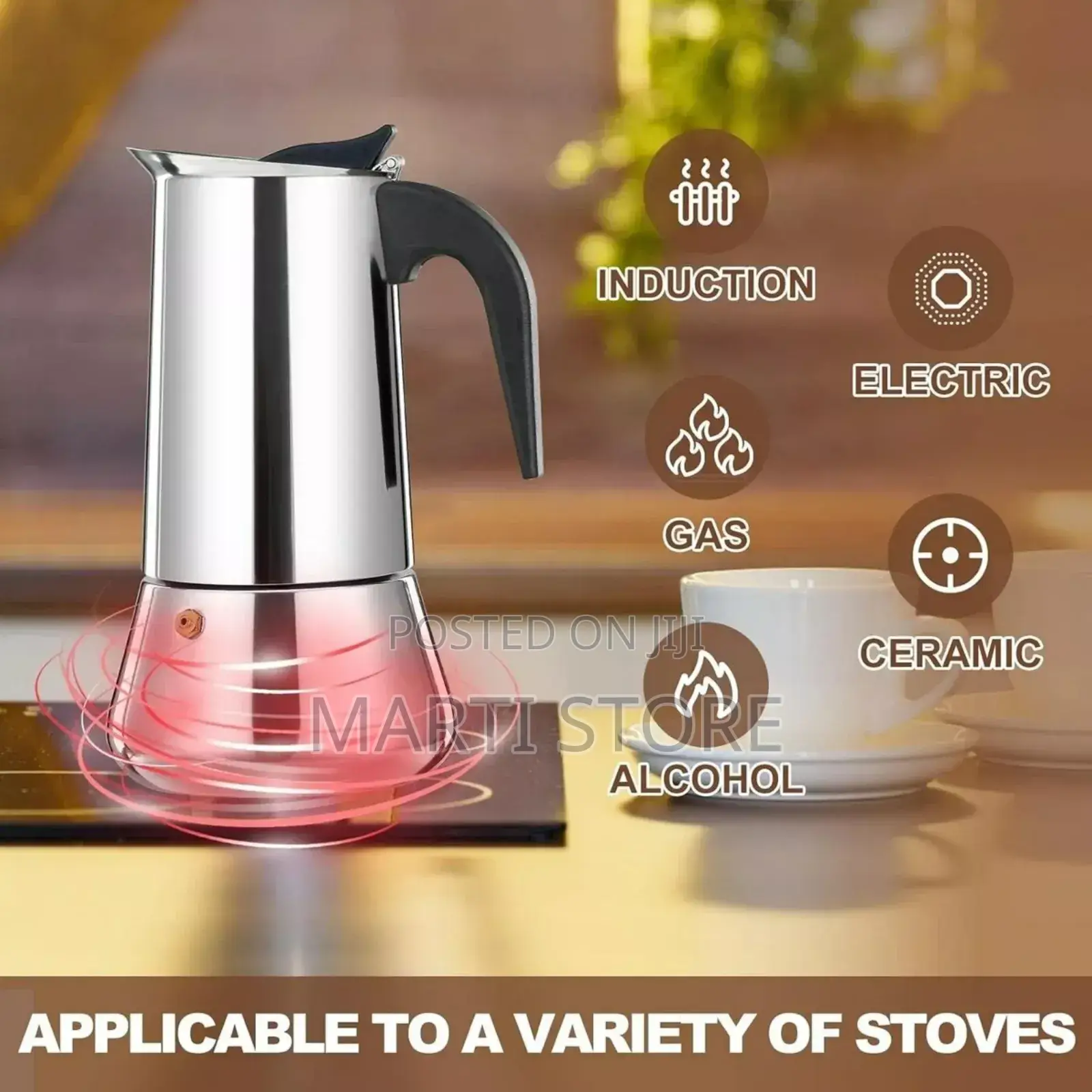 Stainless Steel Espresso Maker