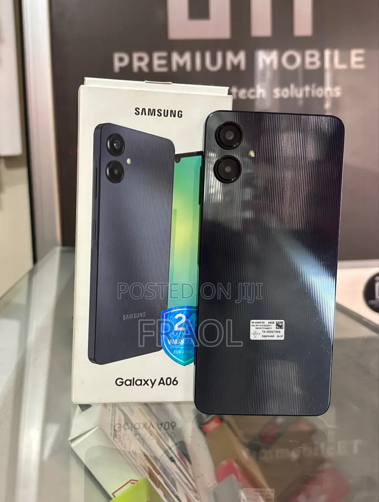 New Samsung Galaxy A06 64 GB Blue
