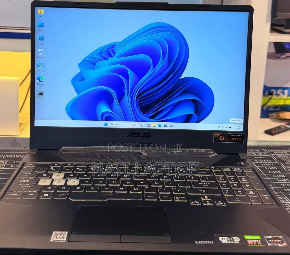 New Laptop Asus TUF Gaming A15 16GB AMD Ryzen 9 SSD 512GB