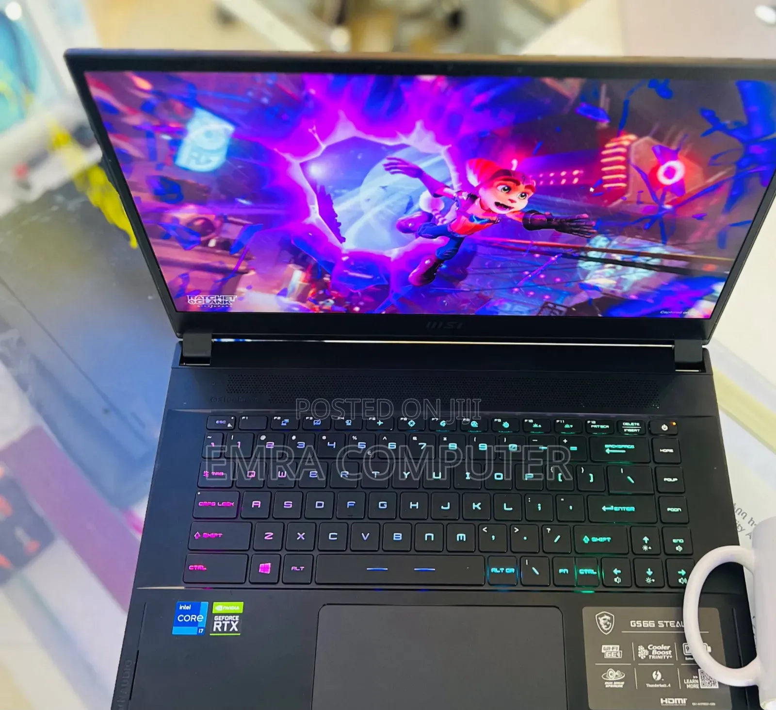 New Laptop MSI 16GB Intel Core i7 SSD 512GB