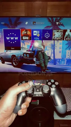 Ps4 Pro With Games and 2 Joysticks