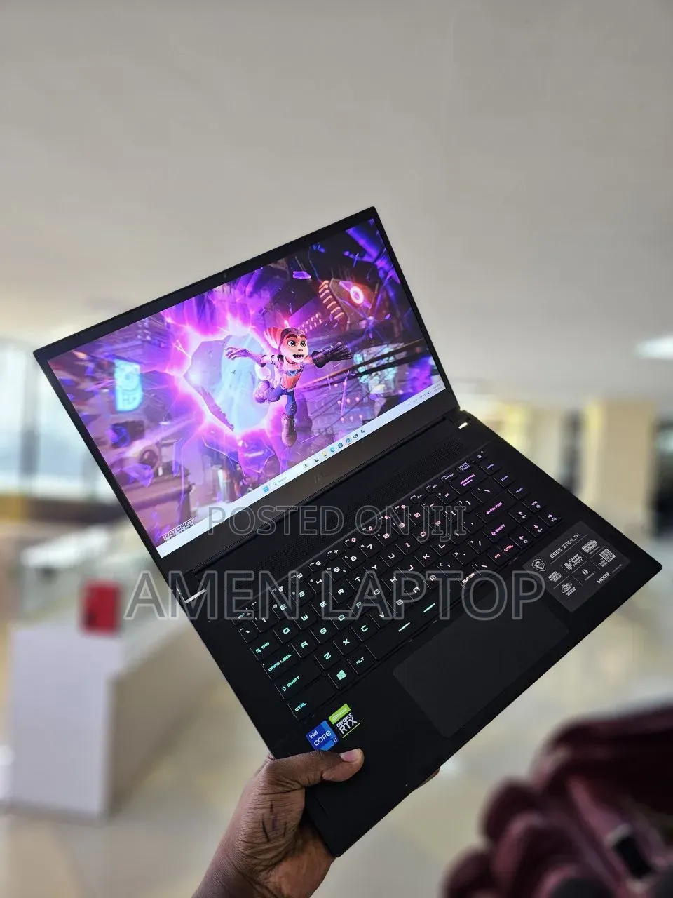 New Laptop MSI Stealth GS77 16GB Intel Core i7 SSD 1T