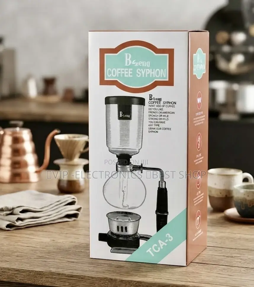B-Seng Coffee Siphon Tca-3 – Premium Vacuum Brewing Coffee Maker