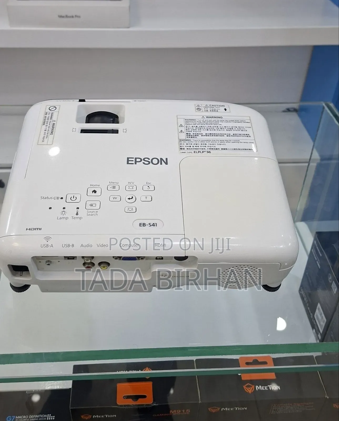 Epson Projector 
 
Model Name: Eb-S41
 