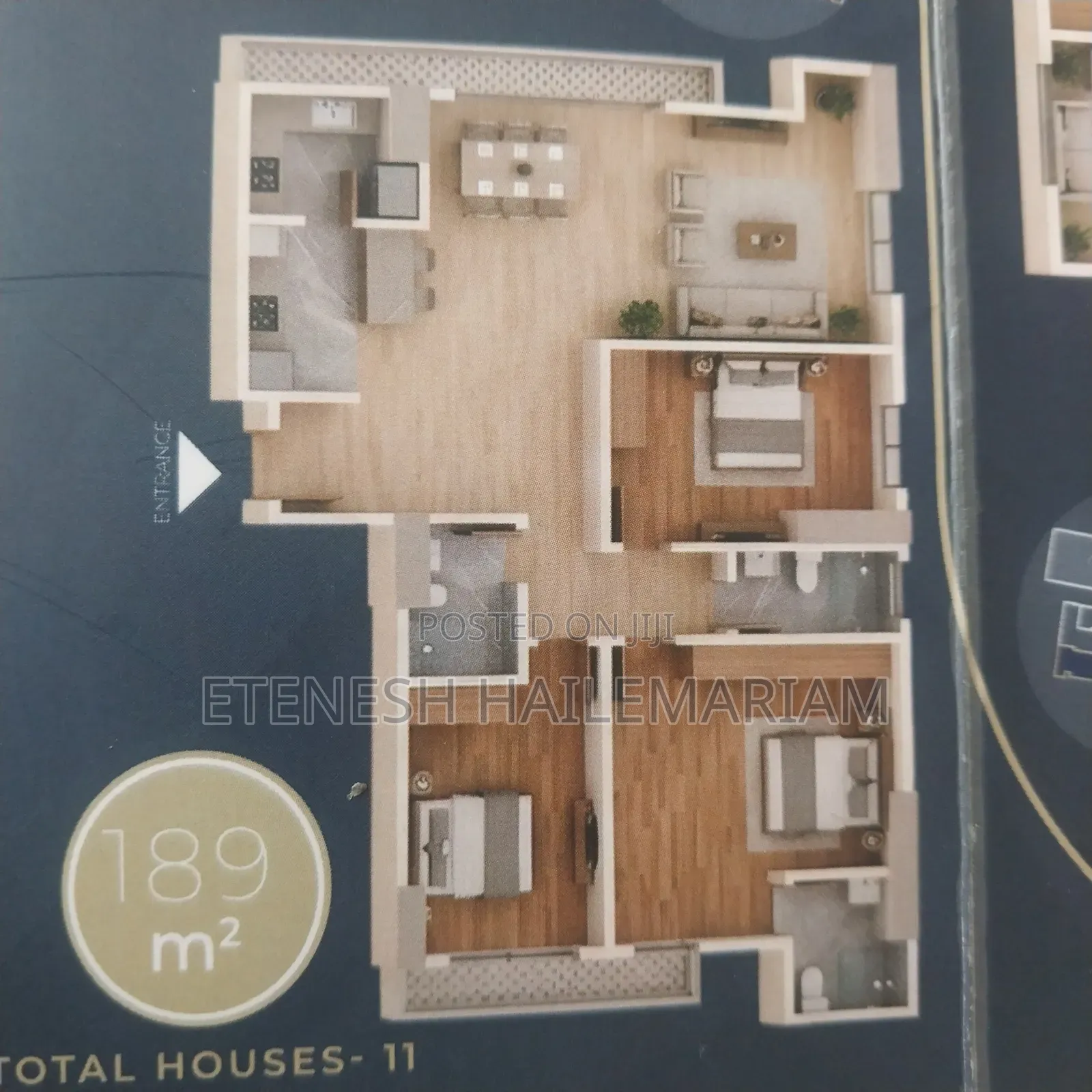 3bdrm Apartment in Jambo, Kirkos for sale