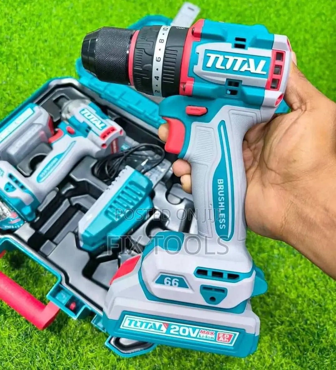 Total Charger Drill 20 v 66 Nm