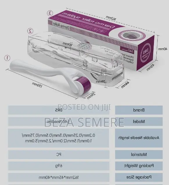 Professional Skin Rejuvenation Roller – 0.5mm Glow Booster for Unisex