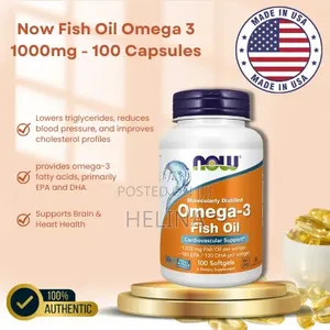 Now Molecularly Distilled Omega-3 1000mg Fish Oil Original From Usa