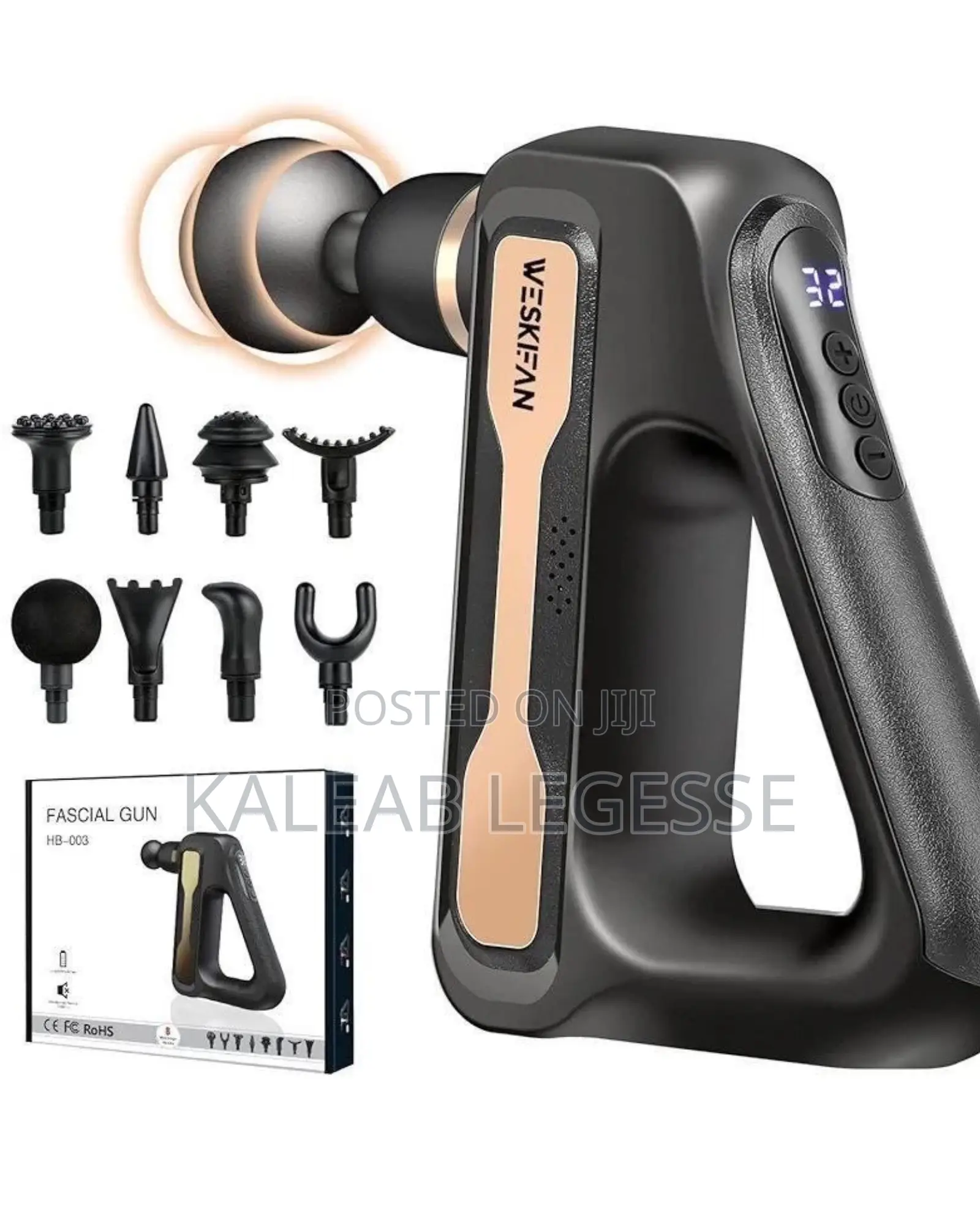 8in1 Blueidea Fascial Gun Massager