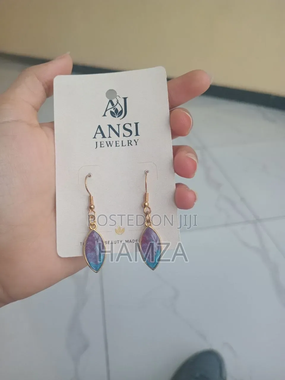 Resin Earrings ጆሮ ጌጥ Jewelry