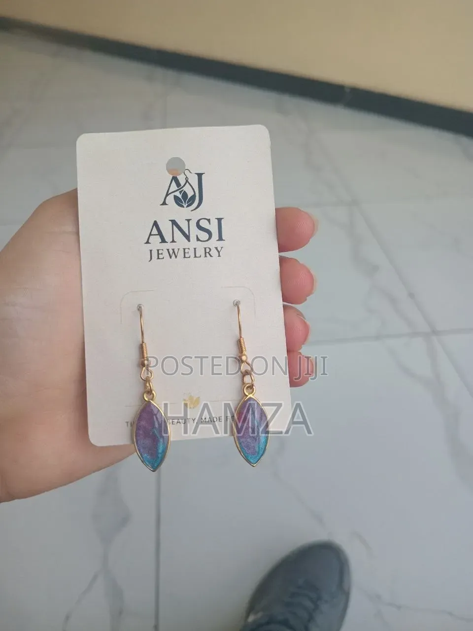 Resin Earrings ጆሮ ጌጥ Jewelry