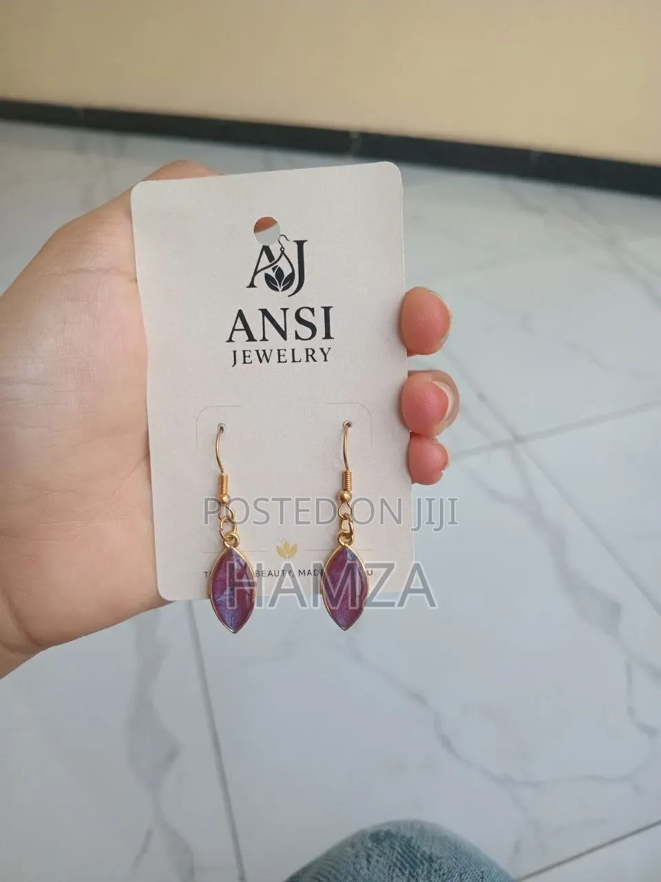 Resin Earrings ጆሮ ጌጥ Jewelry