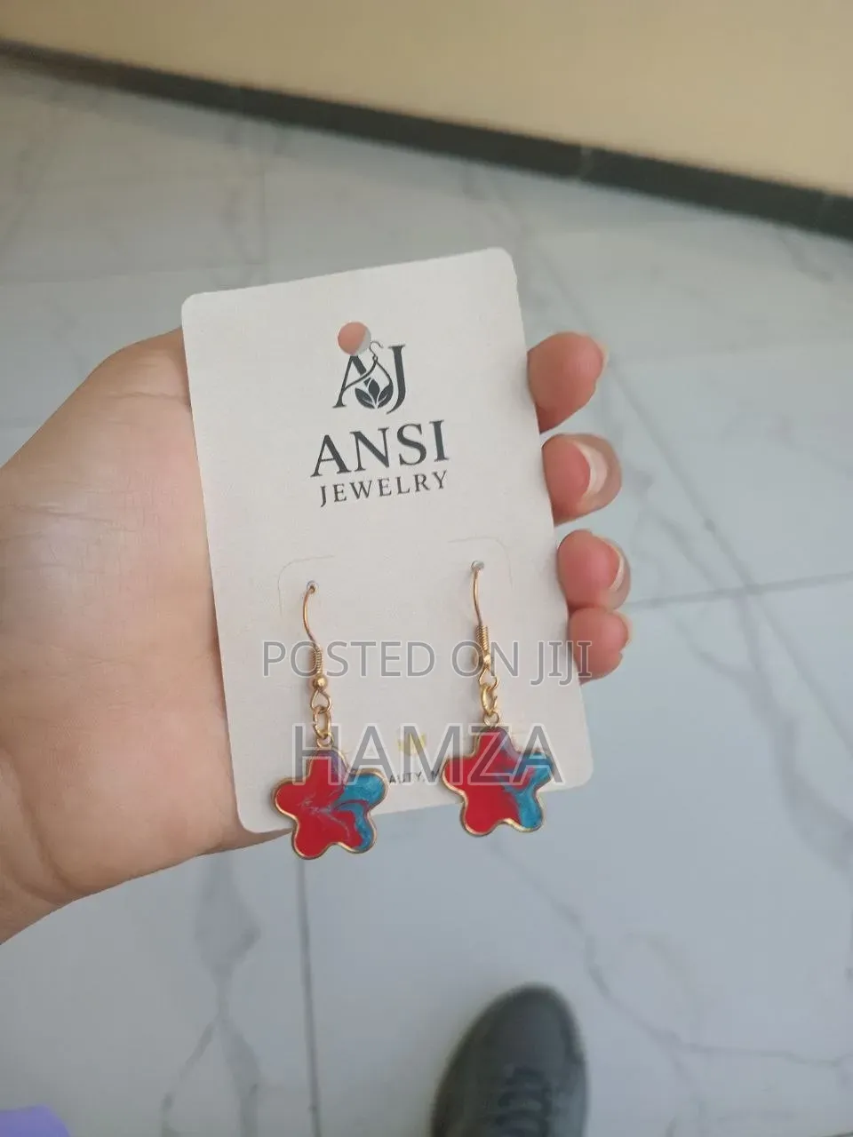 Resin Earrings ጆሮ ጌጥ Jewelry