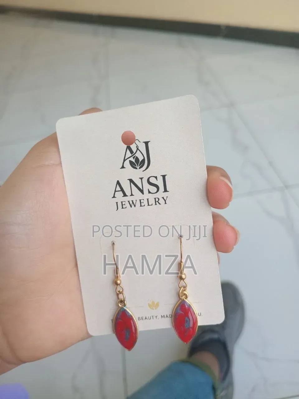 Resin Earrings ጆሮ ጌጥ Jewelry