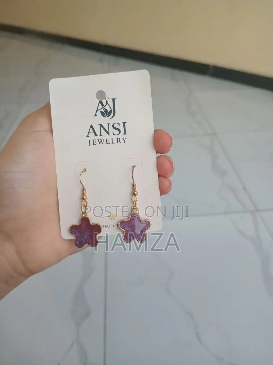 Resin Earrings ጆሮ ጌጥ Jewelry