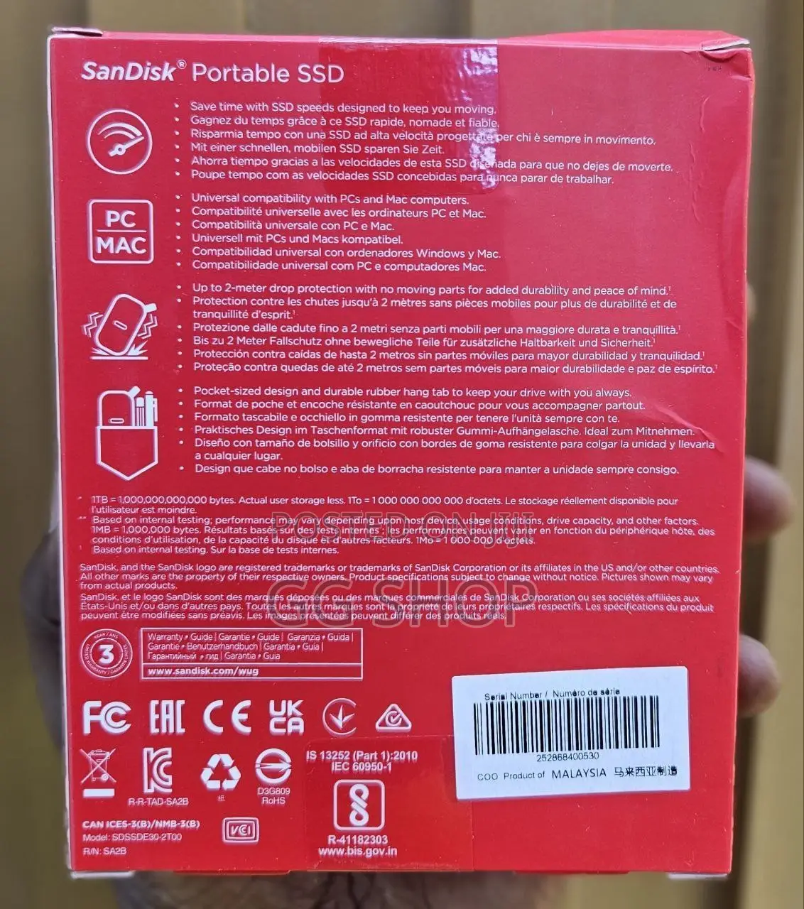 Sandisk 2 Tb Portable SSD
