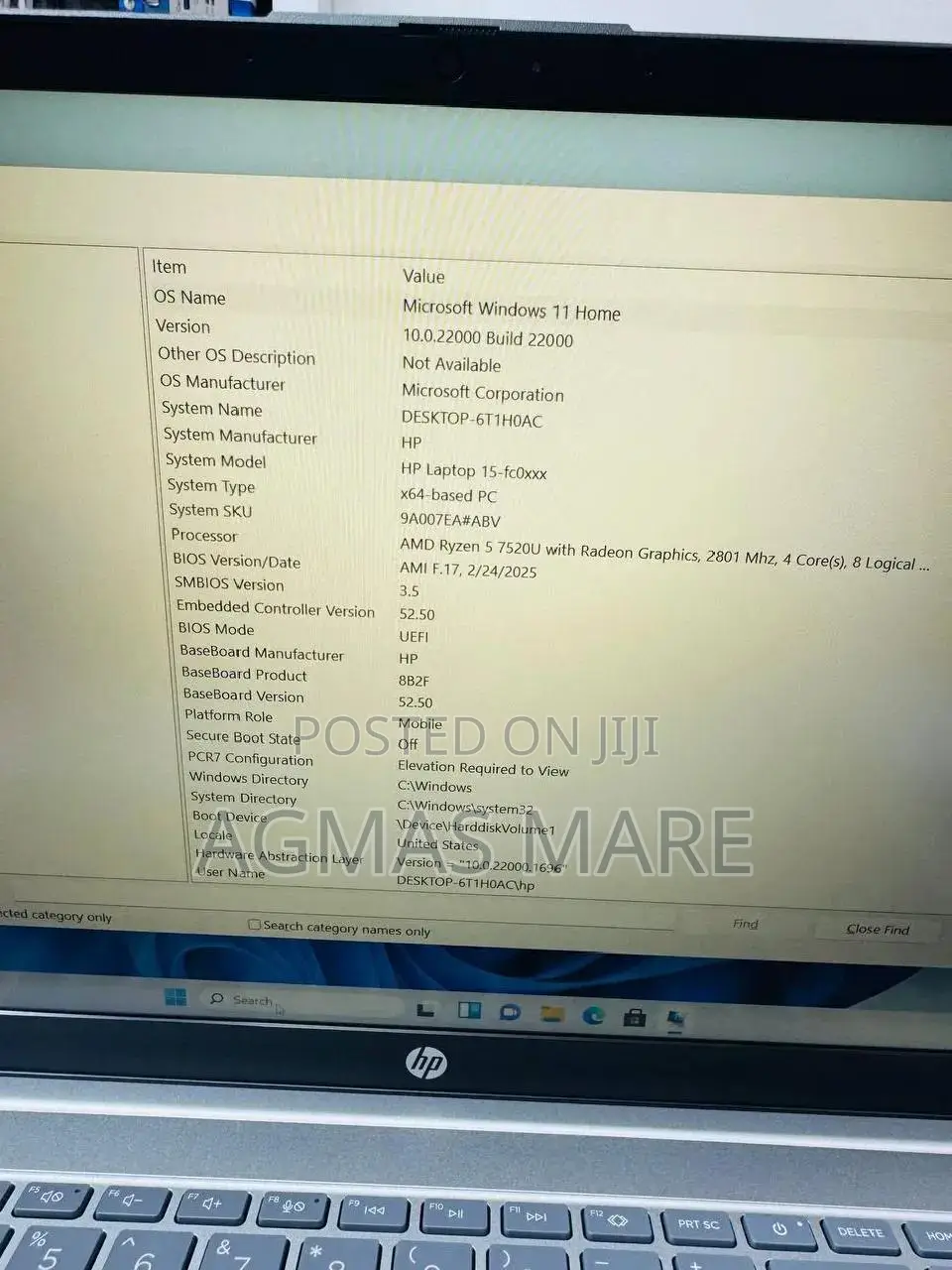 New Laptop HP 8GB AMD Ryzen 5 SSD 512GB