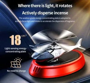 Solar Powered Alloy Helicopter Car Air Freshener, 4 Colors Available
