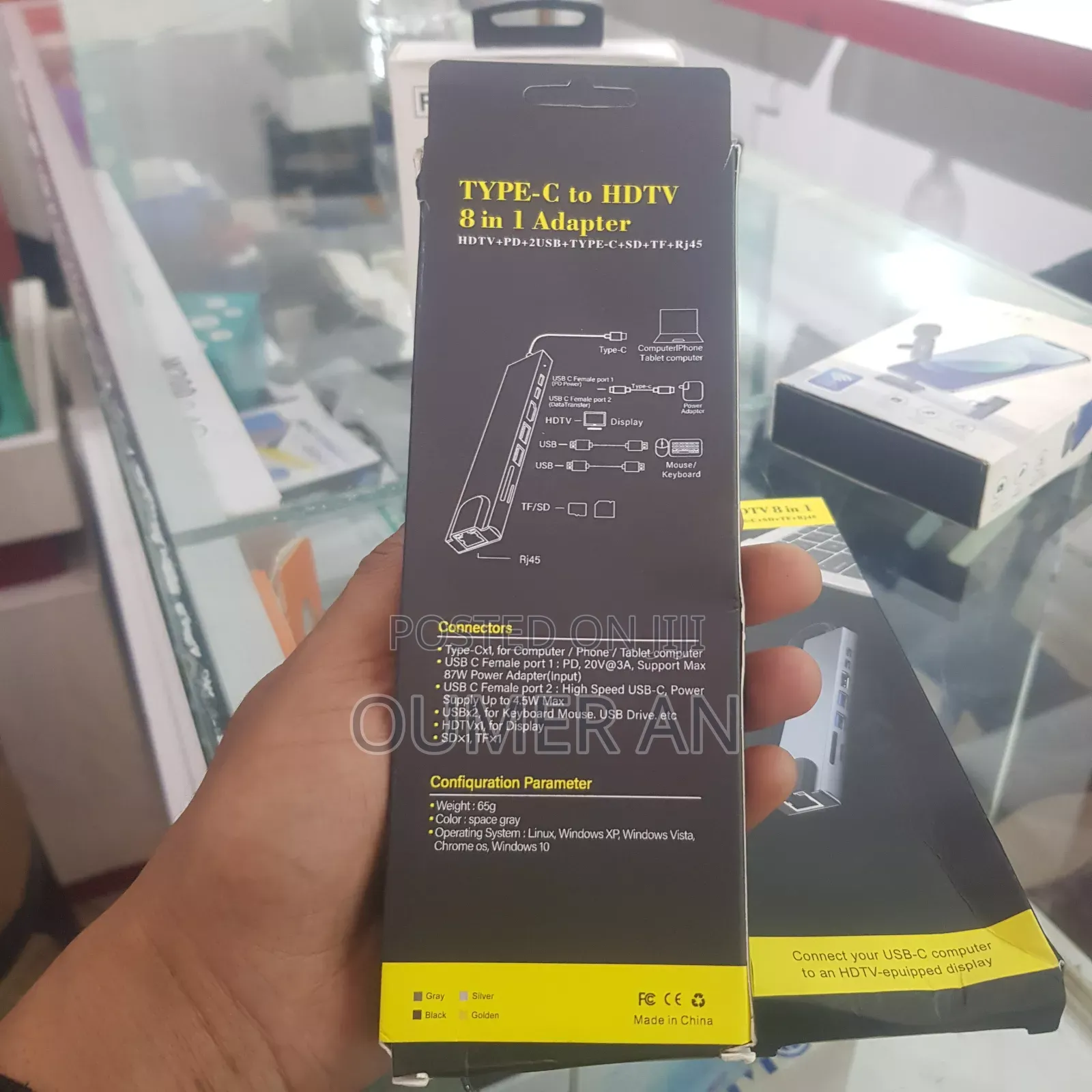 Type C to HDTV 8 in 1