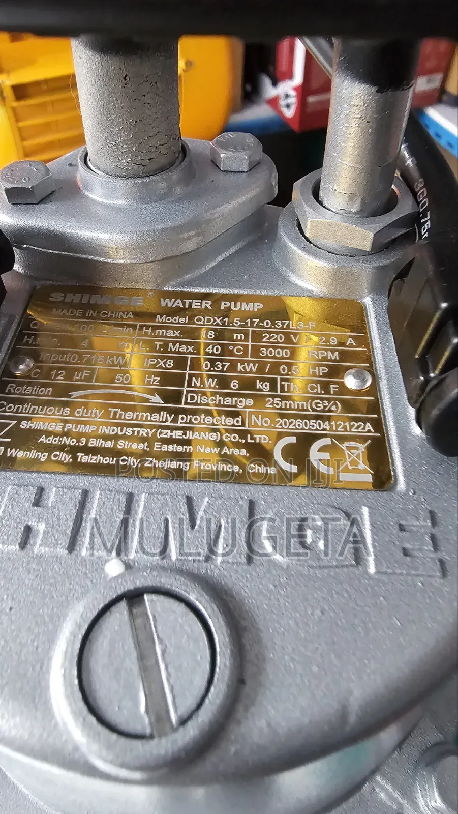 Semer Semer Pump O.5 Hp