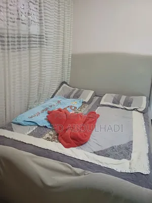 Used 1.5m Bed, Dressing Table Kum Satin