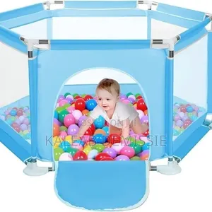 Baby Happy Game Fence (Playpen) የልጆች መጫወቻ አጥር-ከ10 ኳስ ጋር