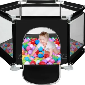 Baby Happy Game Fence (Playpen) የልጆች መጫወቻ አጥር-ከ10 ኳስ ጋር