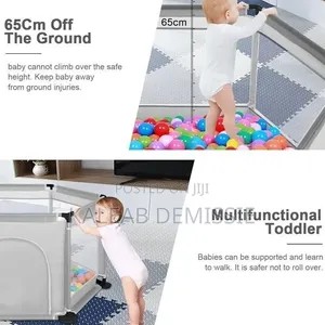 Baby Happy Game Fence (Playpen) የልጆች መጫወቻ አጥር-ከ10 ኳስ ጋር