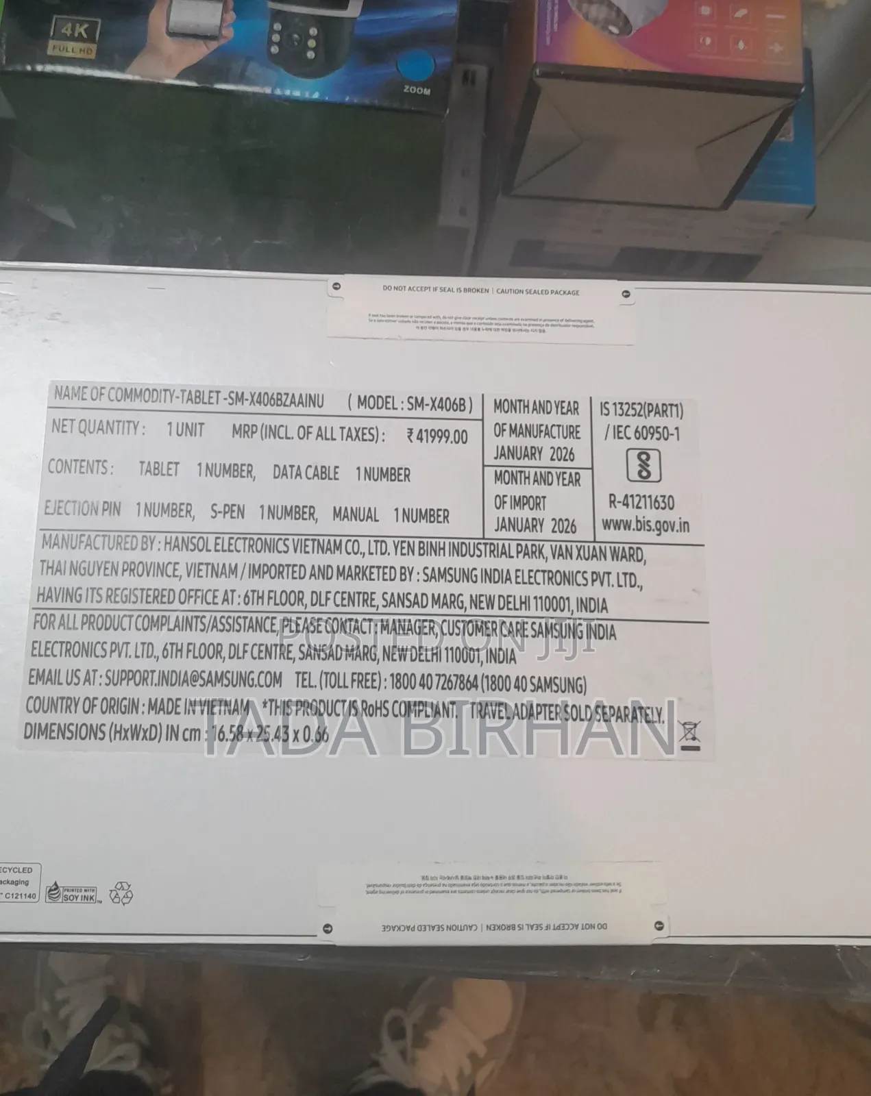 New Samsung Galaxy Tab S9 FE 128 GB Silver