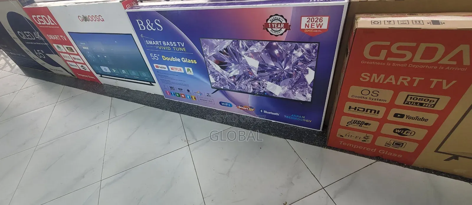 55"Inch B S Smart Bass Tv