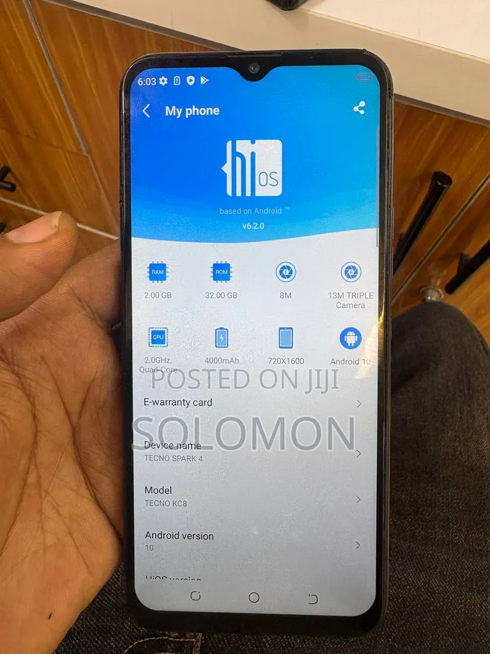 Tecno Spark 4 32 GB Black