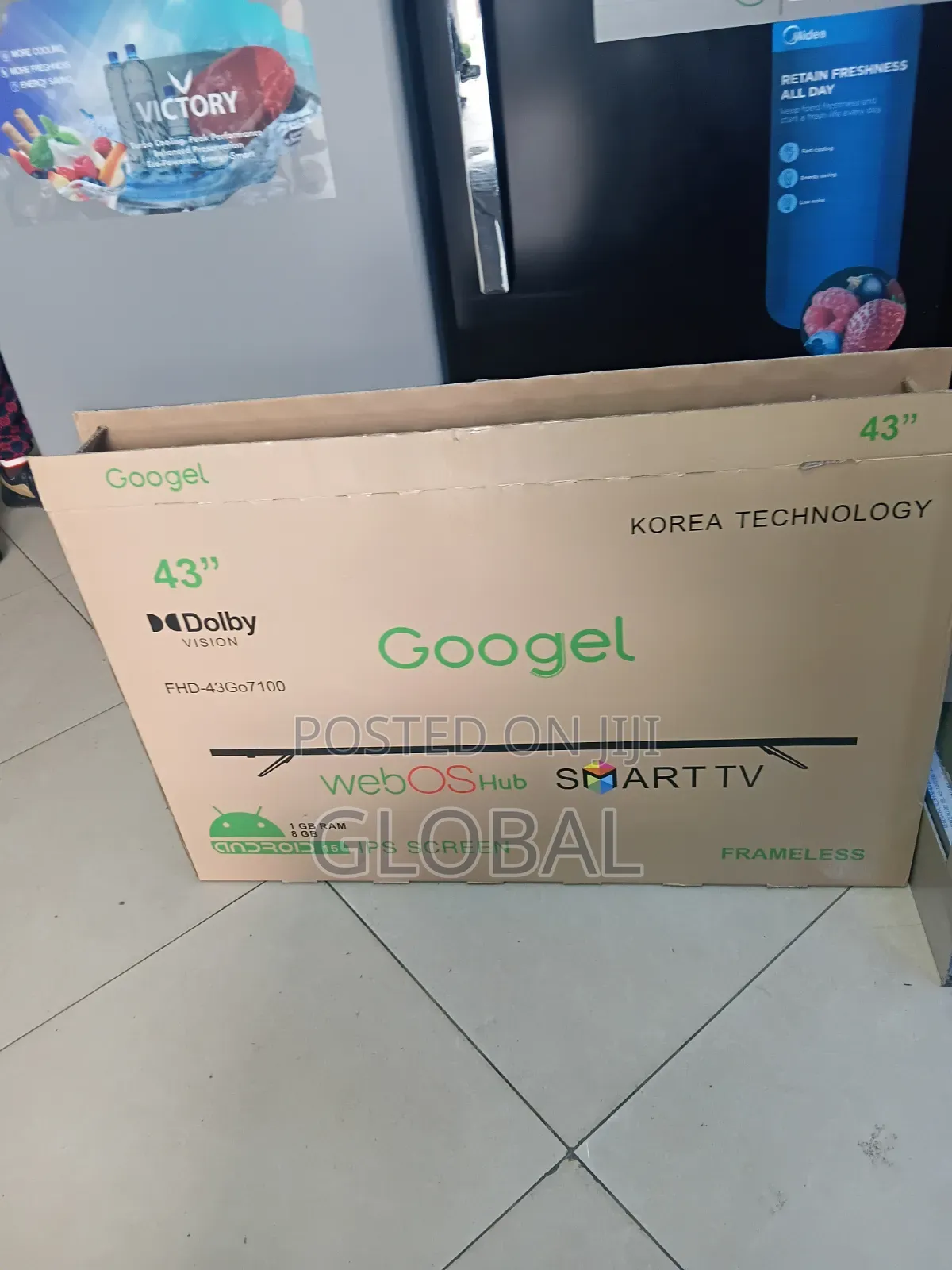 Googel 43" Frameless Smart Tv