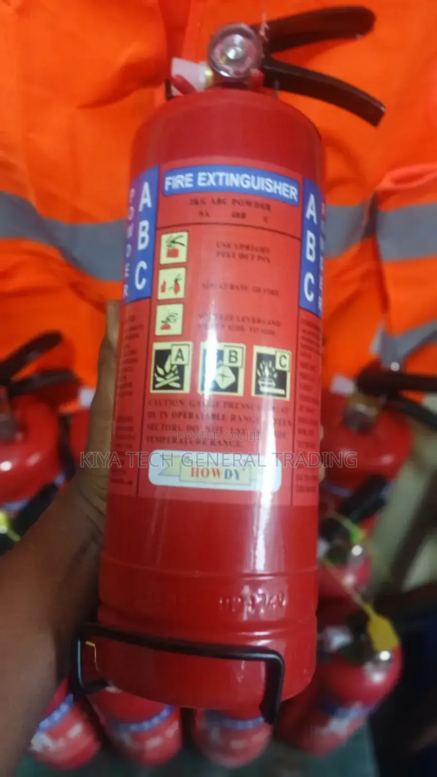 2ኪሎ ፓውደር እሳት ማጥፊያ Fire Extinguisher 放 满 它
