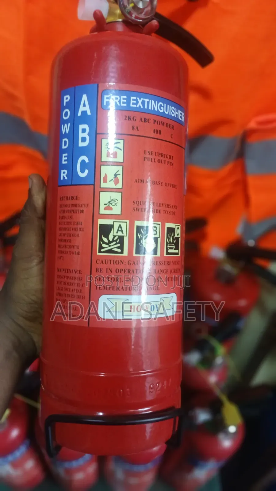 2ኪሎ ፓውደር እሳት ማጥፊያ Fire Extingui