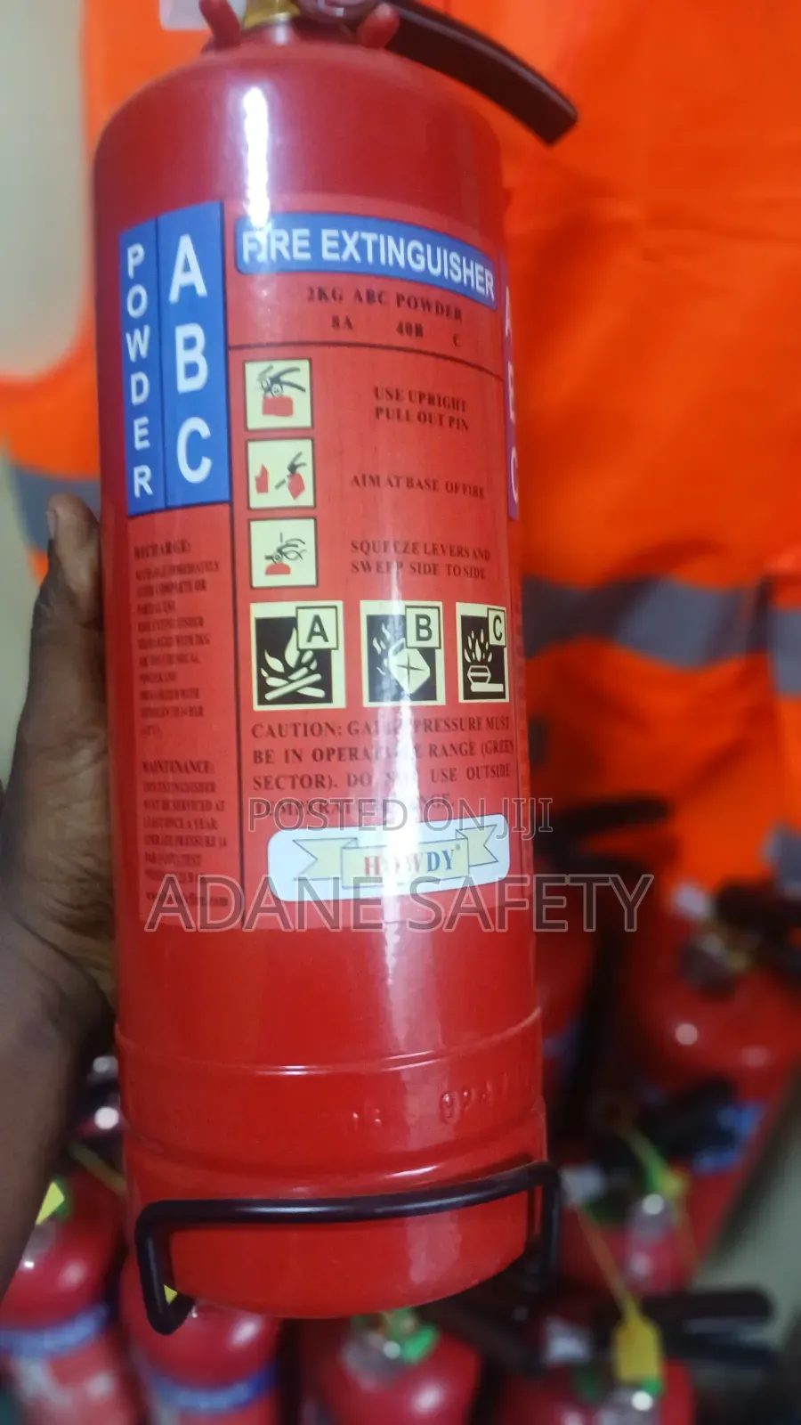 2ኪሎ ፓውደር እሳት ማጥፊያ Fire Extingui