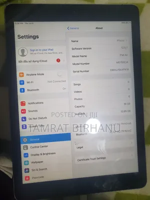New Apple iPad Air 16 GB Black