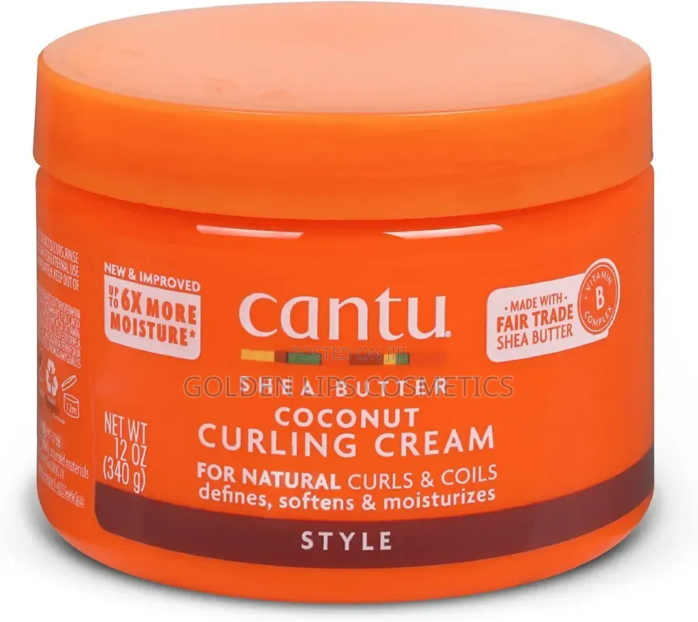 Cantu Coconut Curling Cream 340g – Curl Defining Hair Cream