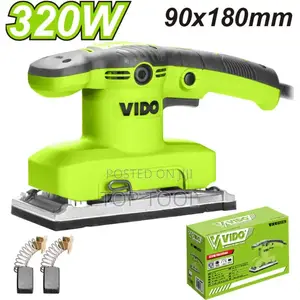 ፡ይህ Vido 320w የመጨረሻ ማስለስለሻ ሳንደር (Finishing Sander) ሲሆን ልዩ የአረንጓዴና ጥቁር