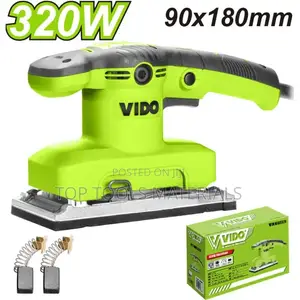 ፡ይህ Vido 320w የመጨረሻ ማስለስለሻ ሳንደር (Finishing Sander) ሲሆን ልዩ የአረንጓዴና ጥቁር