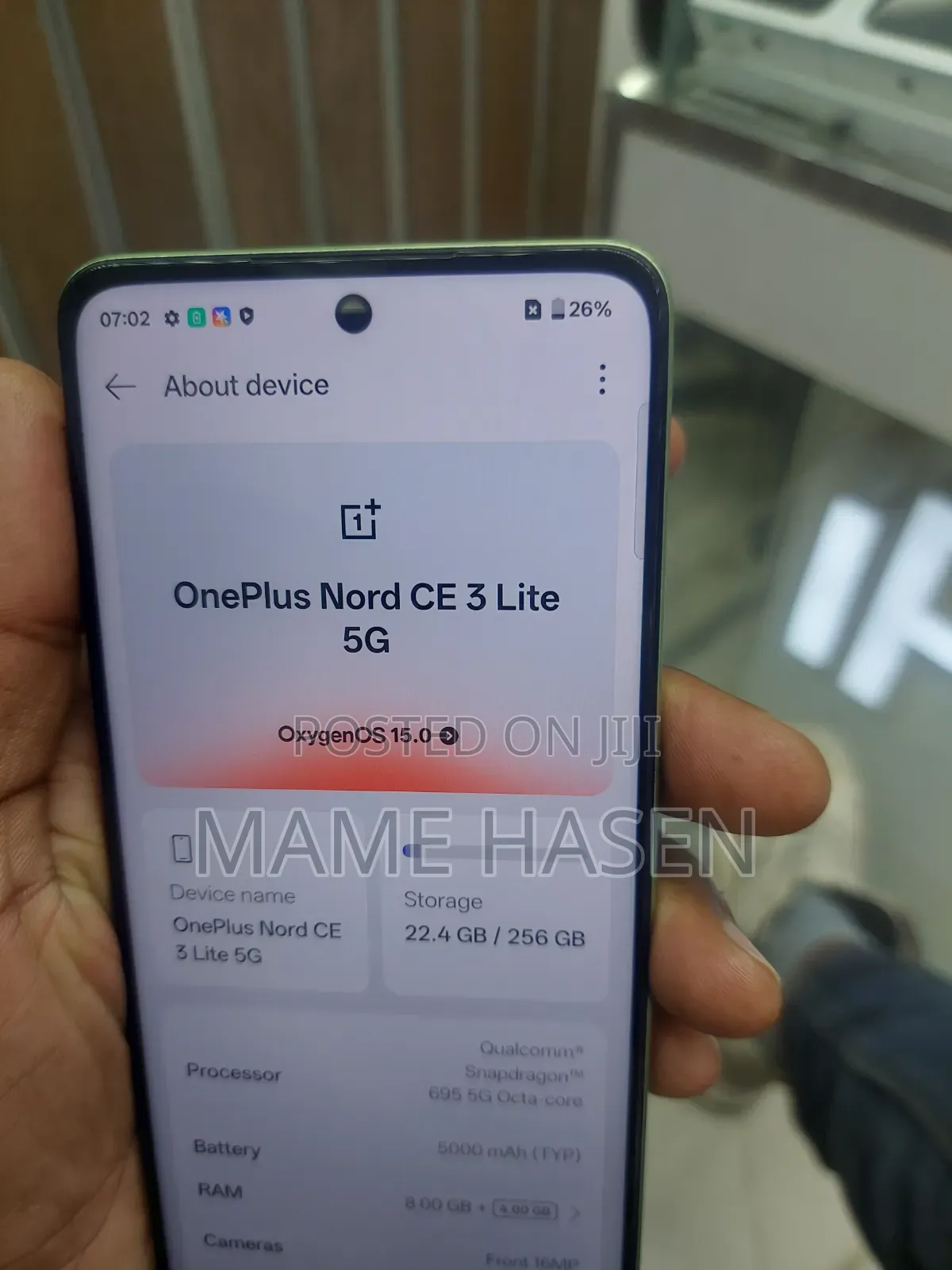 OnePlus Nord CE 3 Lite 5G 128 GB Yellow