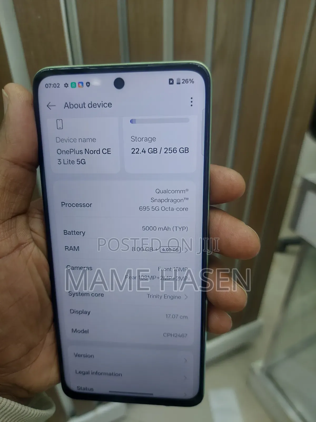 OnePlus Nord CE 3 Lite 5G 128 GB Yellow