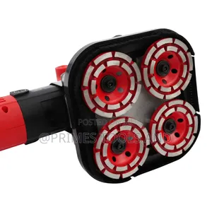 Concrete Wall Grinder | 4-Head Diamond